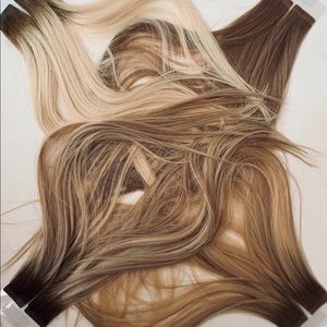 20 grams .. of tape hair extensions